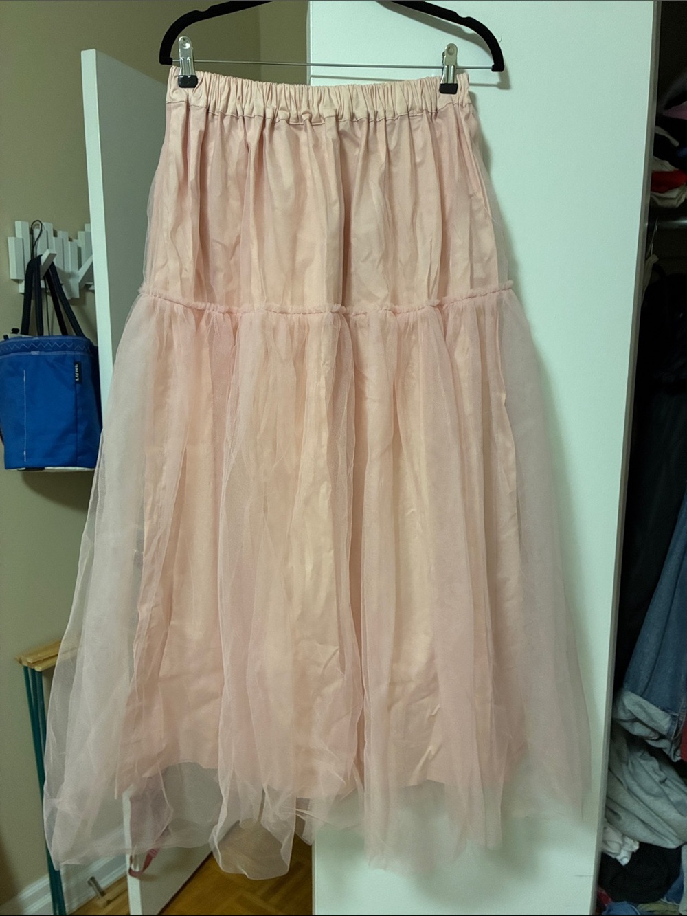Eliza Faulkner pink tulle skirt